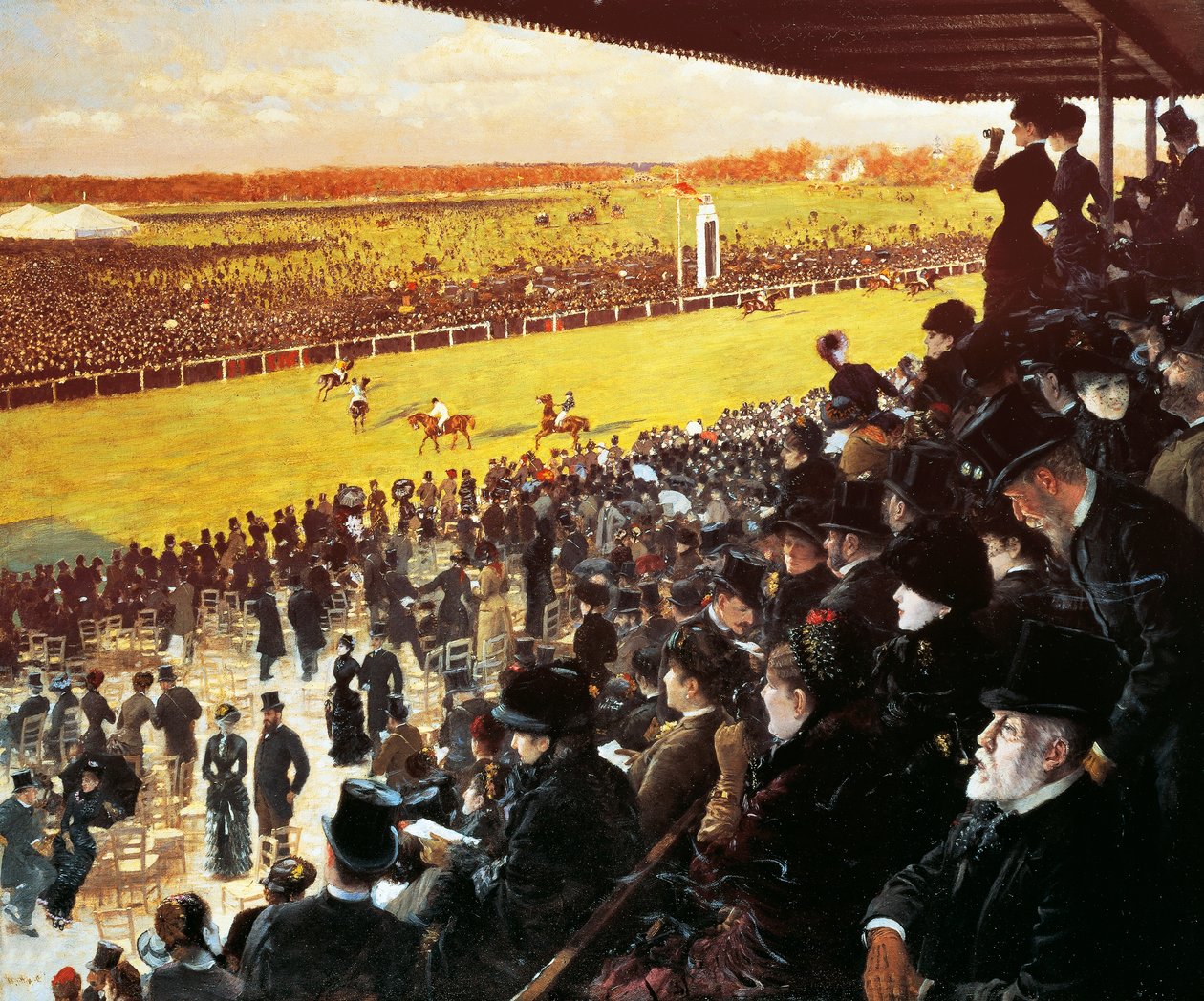 Races at Longchamps بواسطة جوزيبي أو جوزيف دي نيتيس