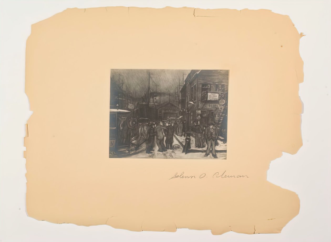 مشاهد من حياة الناس ، ملف بدون عنوان ، ج. 1905-1906. بواسطة جلين أو كولمان