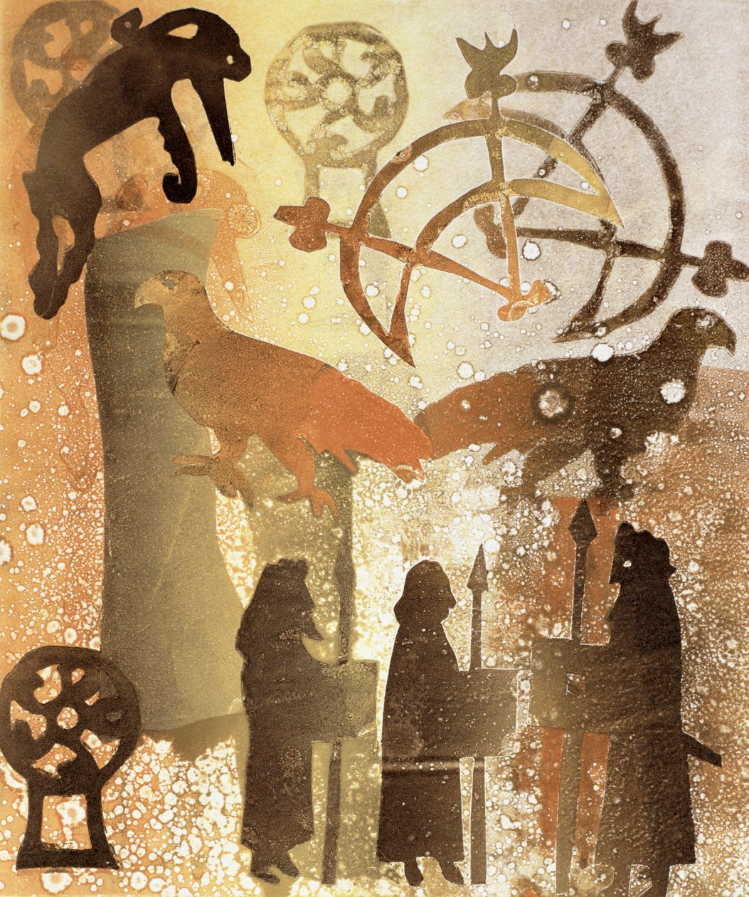 حفل بيرساي 1996 (monotype) بواسطة جلوريا والينجتون
