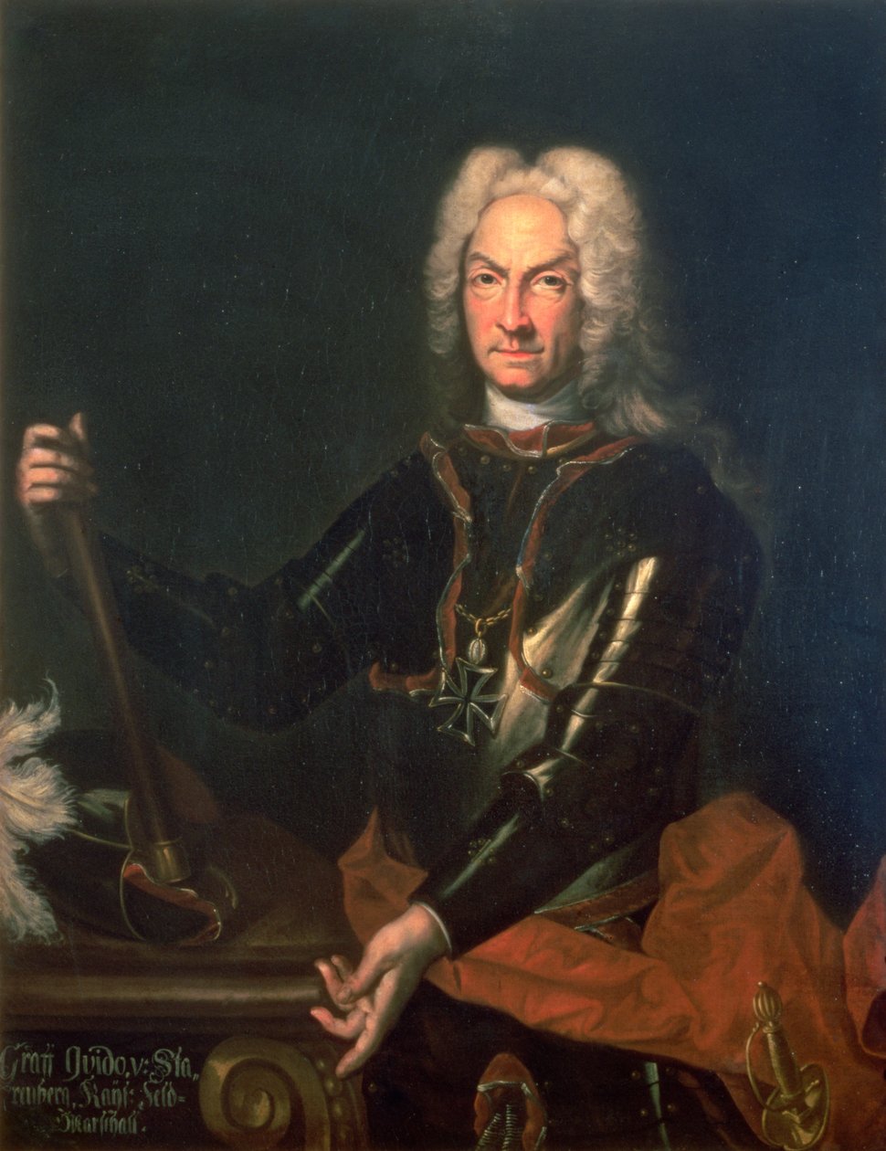 01148 المشير الكونت غودوبالد فون ستارهيمبرغ (1654-1737) ، القائد العسكري النمساوي في إسبانيا خلال حرب الخلافة الإسبانية بواسطة غودفري كنيلر