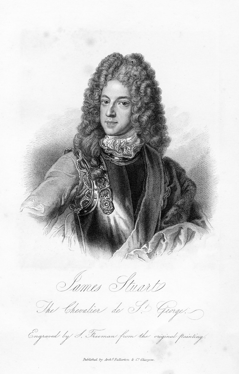 جيمس ستيوارت ، Chevalier de S. George ، مطبوعة من إعداد S. Freeman ، c.1845 بواسطة غودفري كنيلر