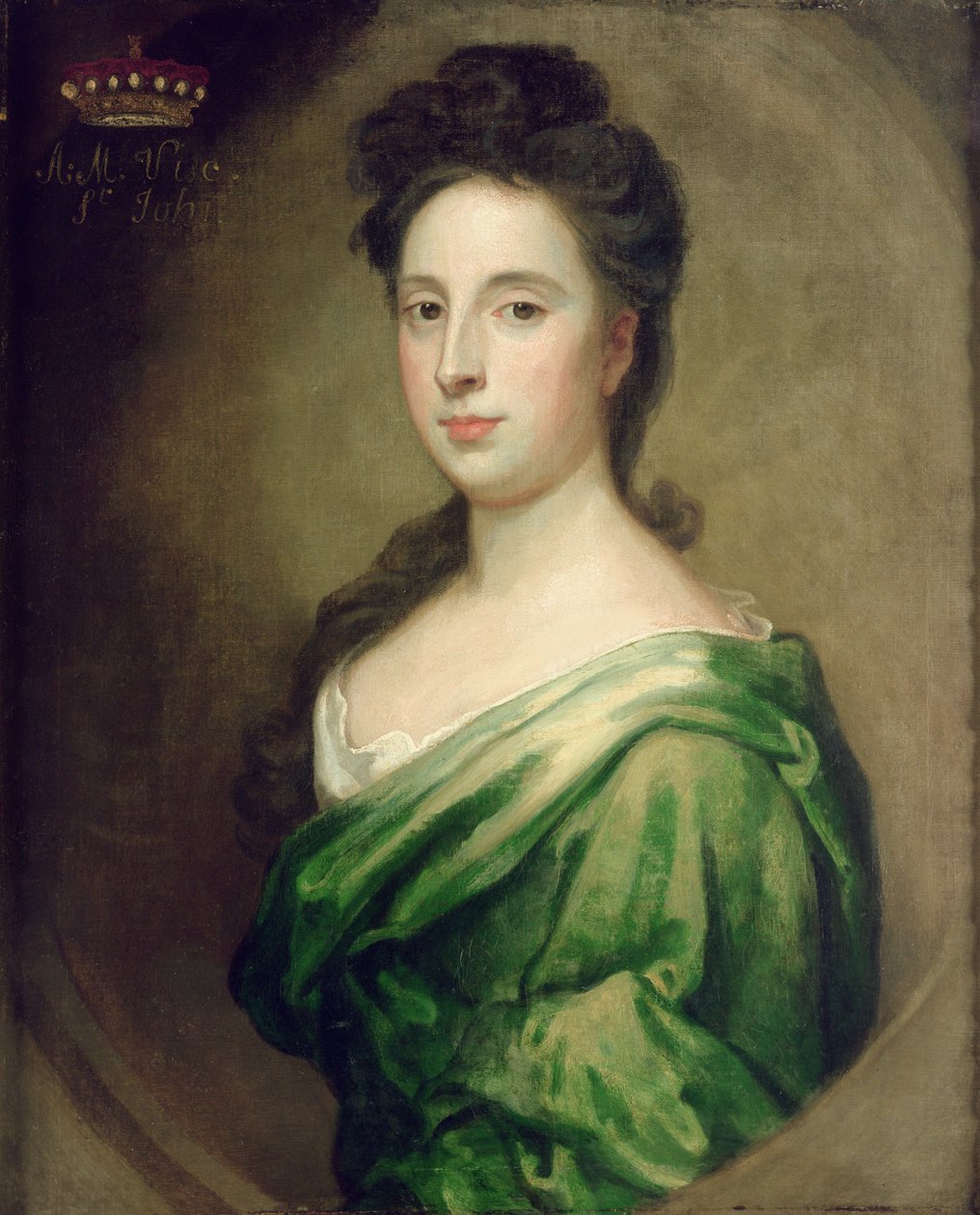 صورة لأنجلينا ماجدالينا (c.1666-1736) ، الزوجة الثانية للفيكونت الأول سانت جون بواسطة غودفري كنيلر