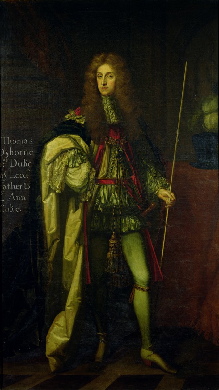 صورة لتوماس أوزبورن ، دوق ليدز الأول (1631-1712) بواسطة غودفري كنيلر