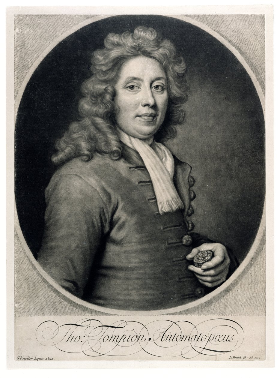 صورة توماس تومبيون (1639-1713) منقوشة بواسطة جون سميث (الميزوتنت) بواسطة غودفري كنيلر