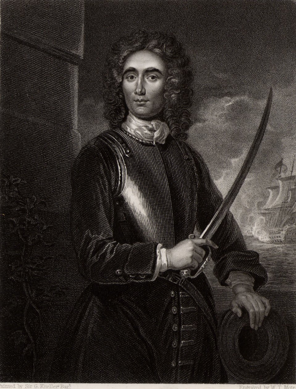 بورتريه لجون بينبو بواسطة Godfrey (بعد) Kneller