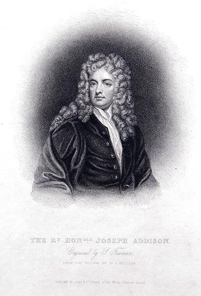 ذا آر تي هون جوزيف أديسون (نقش) بواسطة Godfrey (بعد) Kneller
