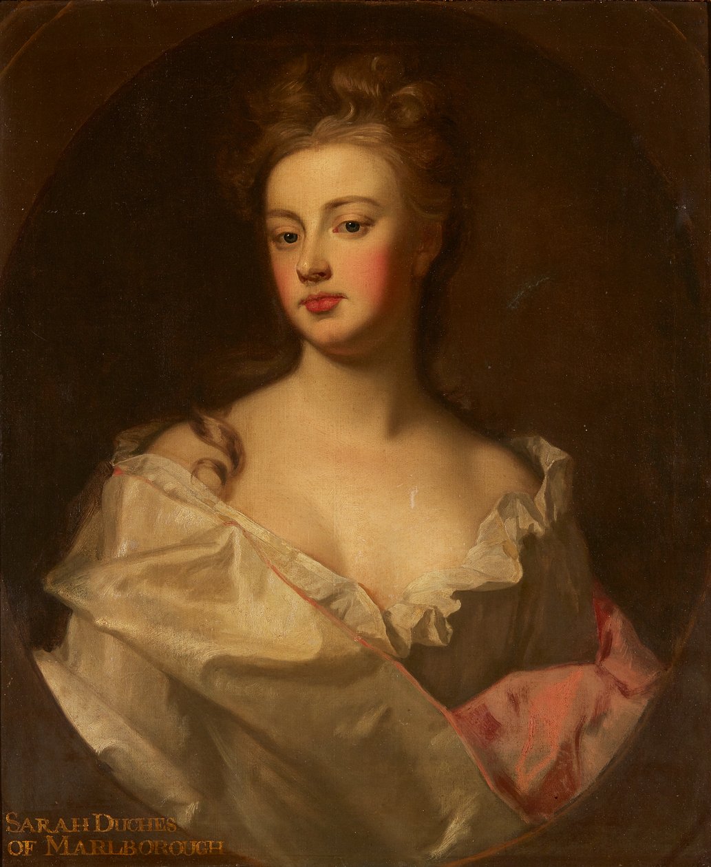 صورة لسارة دوقة مارلبورو (زيت على قماش) بواسطة Godfrey (دائرة) Kneller