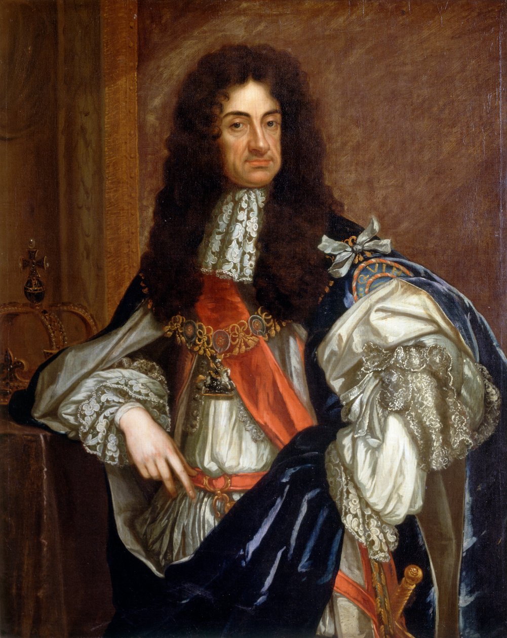 تشارلز الثاني (زيت على قماش) بواسطة Godfrey (استوديو) Kneller