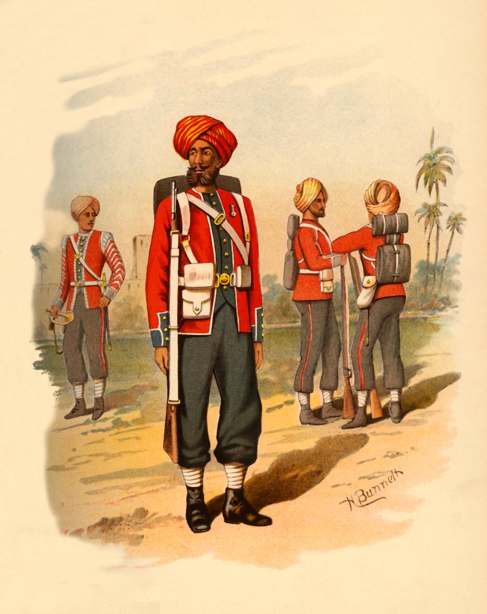 السيخ الخامس عشر ، 1890. بواسطة جودفري دوجلاس جايلز
