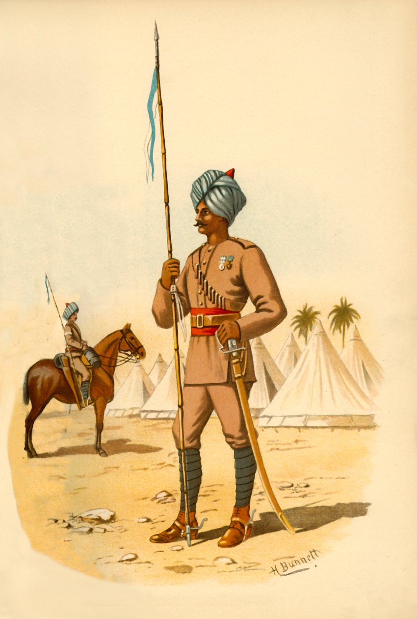 لانسر البنغال الثالث عشر ، 1890. بواسطة جودفري دوجلاس جايلز