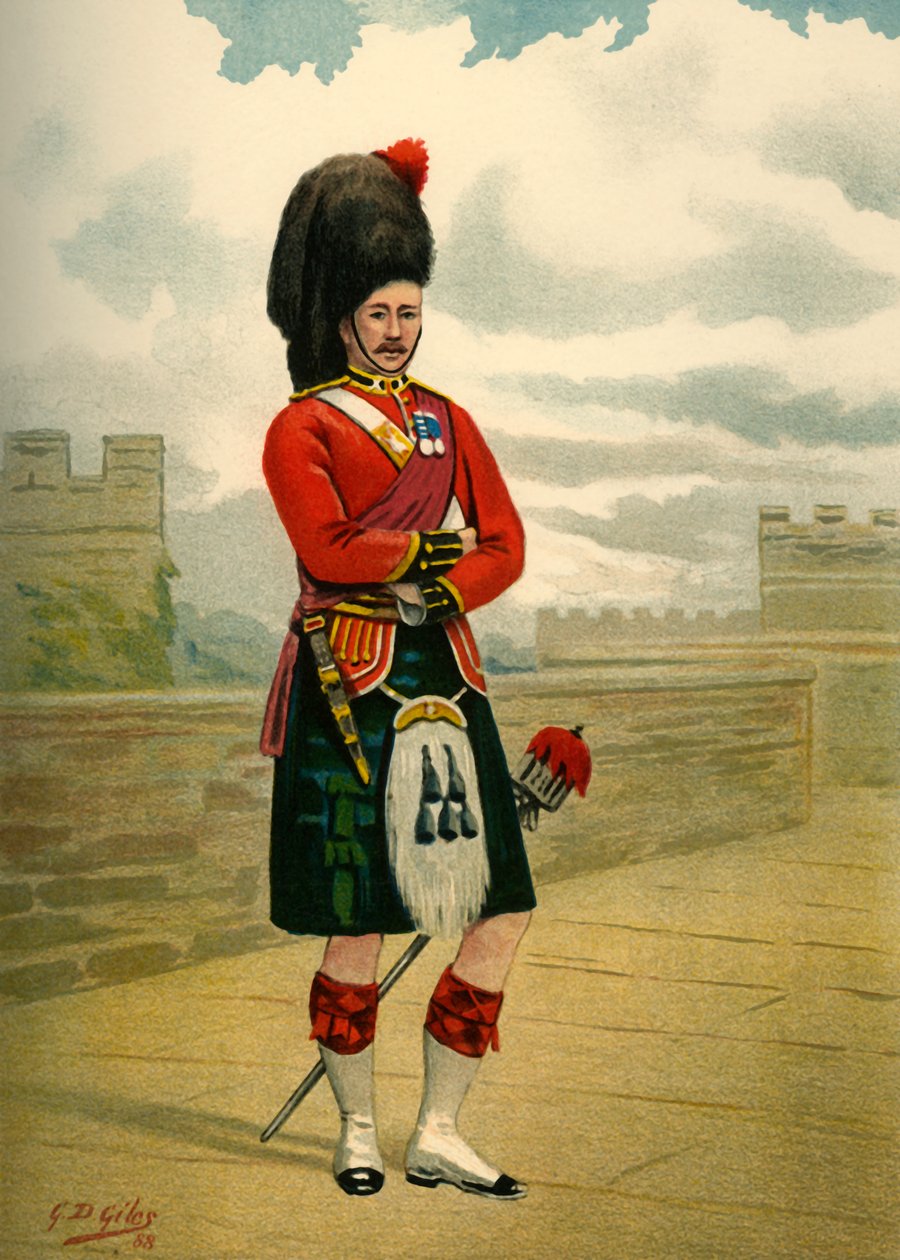 الـ42 - The Black Watch Royal Highlanders ، 1890. بواسطة جودفري دوجلاس جايلز