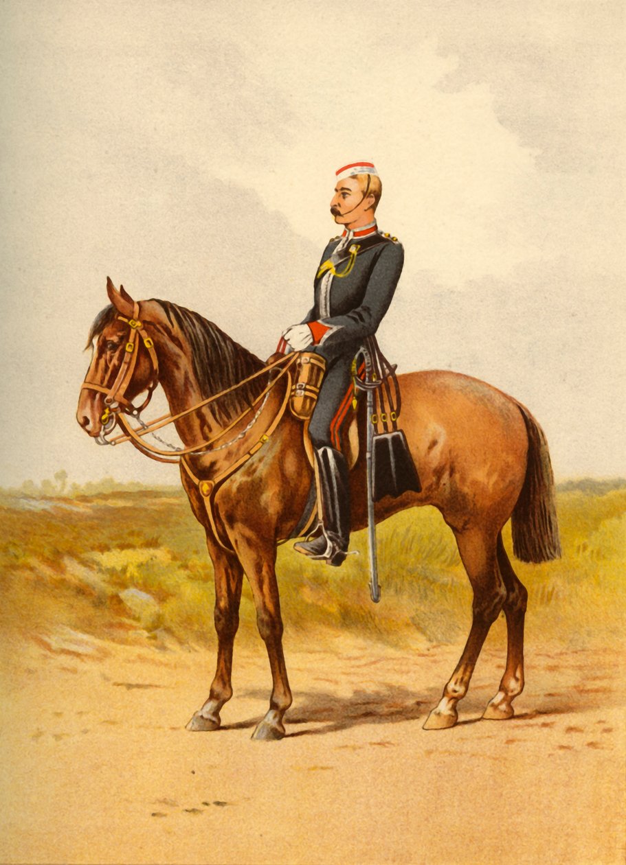 The Queens Own Royal Regiment - Staffordshire Yeomanry ، 1890. بواسطة جودفري دوجلاس جايلز