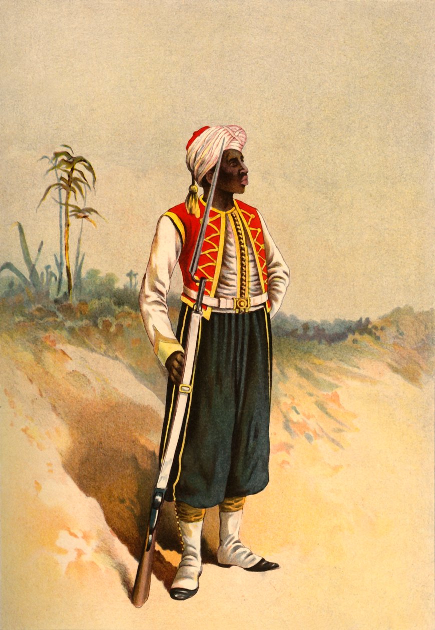 فوج غرب الهند ، 1890. بواسطة جودفري دوجلاس جايلز