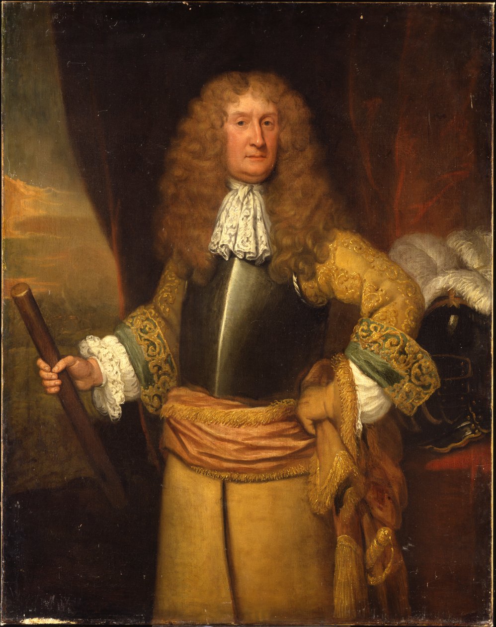 هنري ، اللورد الثالث أرونديل من Wardour ، يحمل هراوة على أنه سيد الحصان ، c.1680 بواسطة غودفري كنيلر
