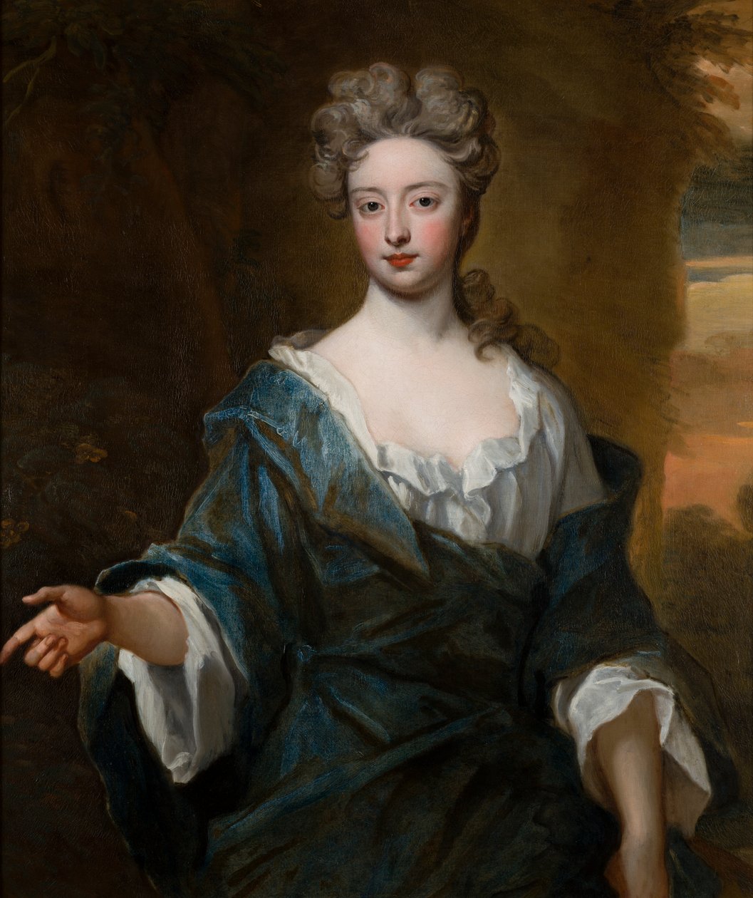 صورة لشارلوت ميدلتون (1679-1731) ، كونتيسة وارويك ، 1690-1723 (زيت على قماش) بواسطة غودفري كنيلر