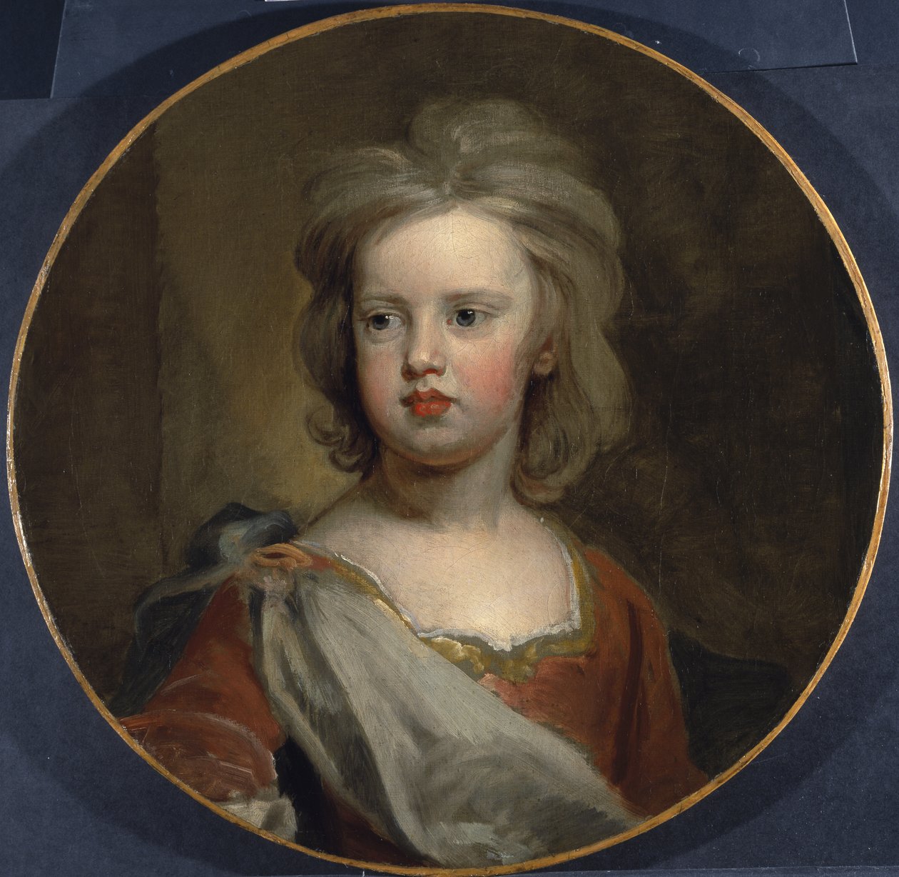 Portrait of a boy, c.1700 (oil on canvas laid on plywood) بواسطة غودفري كنيلر