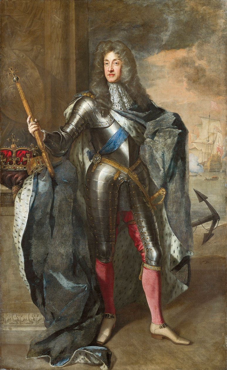 UK, England, London, Portrait of King George I of Great Britain (1660-1727) بواسطة غودفري كنيلر