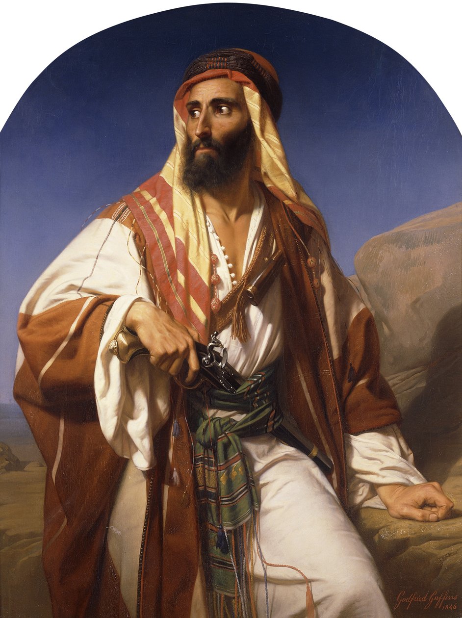 زعيم بدوي ، 1846 بواسطة Godfried Guffens