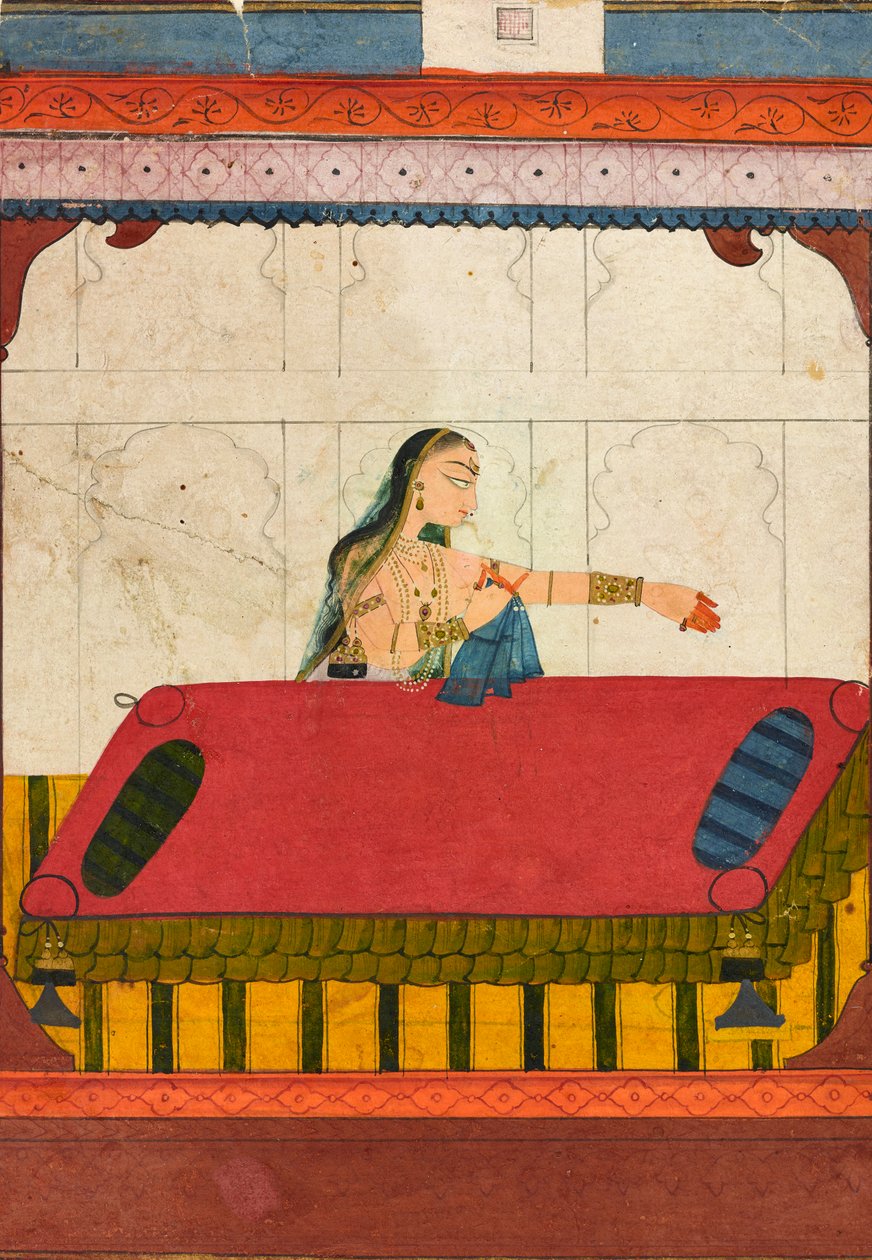 عاشق بائس ، جزء من Rasamanjari ، كاليفورنيا. 1710-كاليفورنيا. 1715. بواسطة غولو
