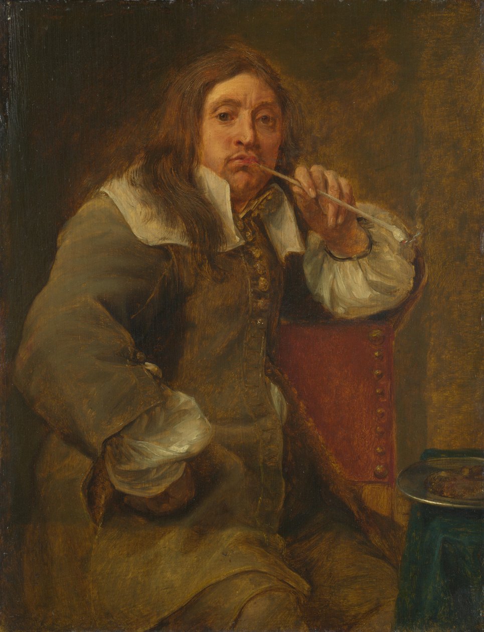 صورة رائحة لوكاس فايدربه 1617-1697. من سلسلة الحواس الخمس ، قبل عام 1661. بواسطة جونزاليس كوكيس