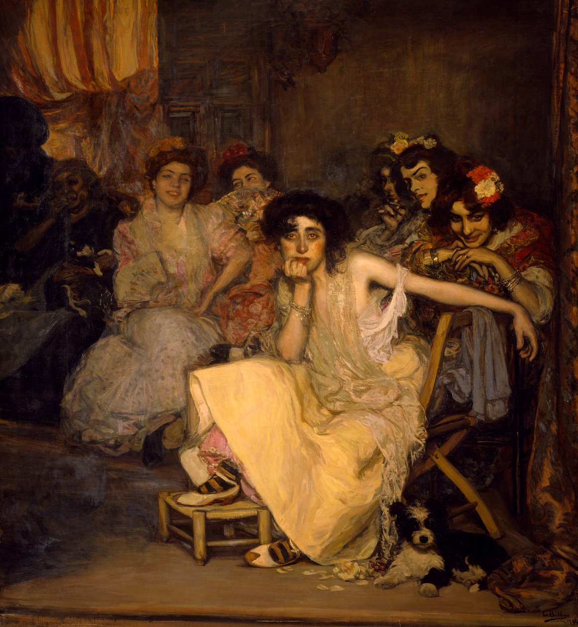 عبد ، غونزالو بيلباو مارتينيز (1860-1938) ، زيت على قماش بواسطة جونزالو بلباو مارتينيز