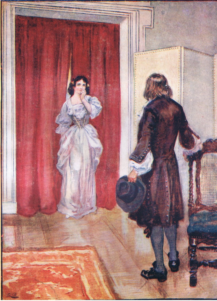 بقيت هناك للحظة واحدة فقط ، من حانة Lorna Doone. بواسطة W & R Chambers Ltd ، 1921 بواسطة جوردون فريدريك براون