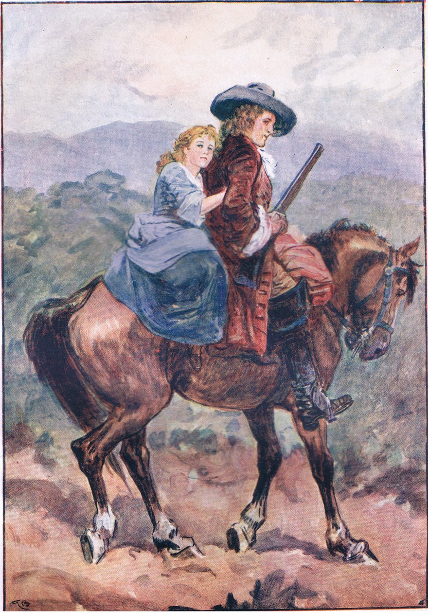 "الآن يمكنني أن أبكي بقدر ما أحب" ، من Lorna Doone pub.by W & R Chambers Ltd، 1921 بواسطة جوردون فريدريك براون