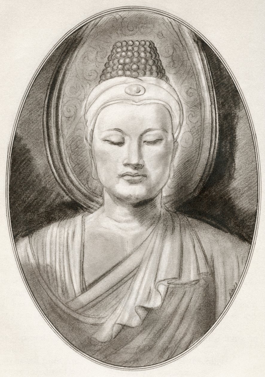 Gautama Buddha ، المعروف أيضًا باسم Siddha rtha Gautama ، من السير الذاتية الحية للقادة الدينيين بواسطة جوردون روس