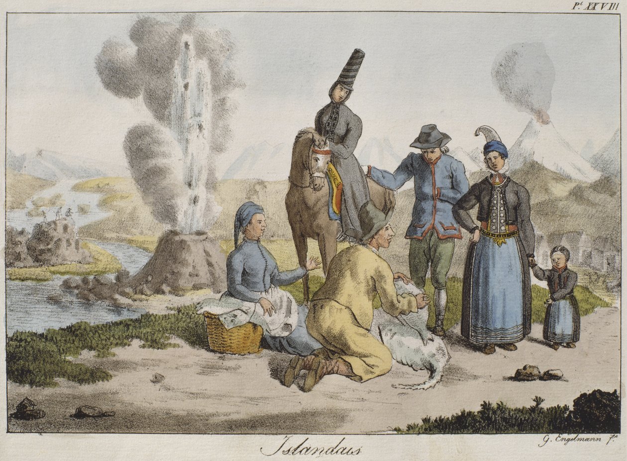 الآيسلنديون بواسطة Gottfried أو Godefroy Engelmann