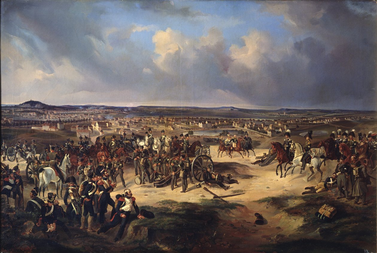 معركة باريس في 17 مارس 1814 ، 1834 بواسطة جوتفريد ويليوالدي