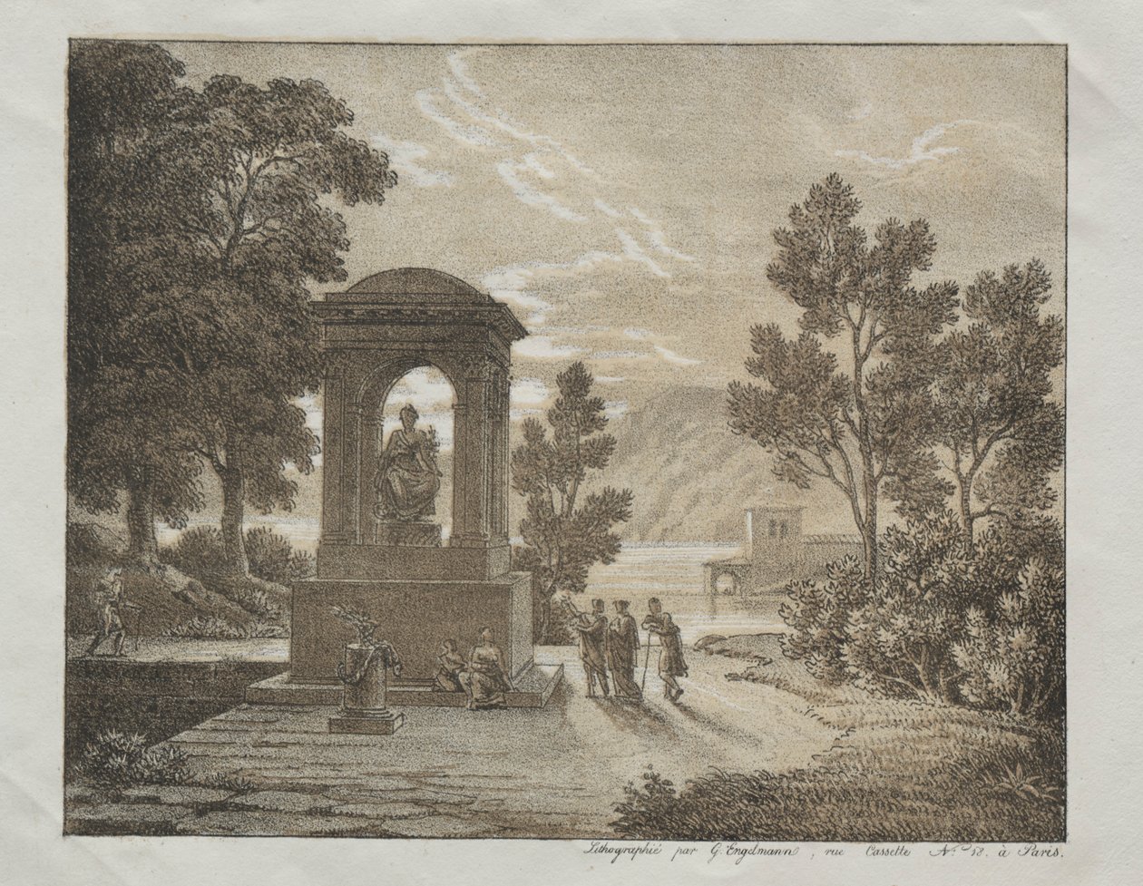 كتاب تجارب الطباعة الحجرية باستخدام وسائل مختلفة للرسم مثل Crayon، Pen، Brush ...، c. 1816. بواسطة Gottfried أو Godefroy Engelmann