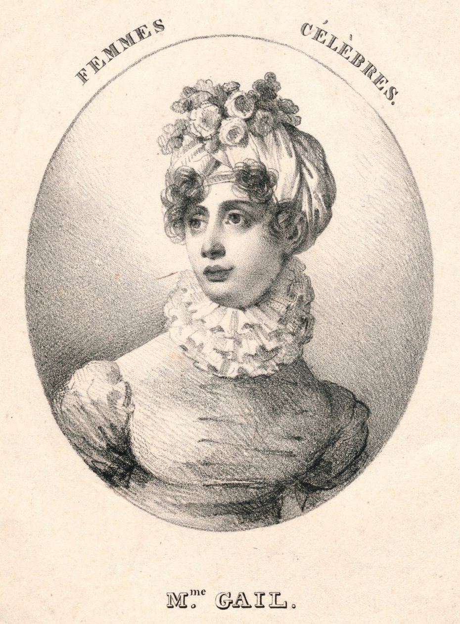 السيدة. غيل ، أوائل القرن التاسع عشر. بواسطة Gottfried أو Godefroy Engelmann