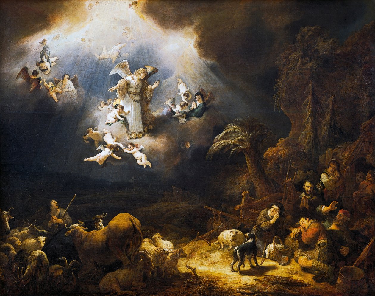 Angels announcing Christ