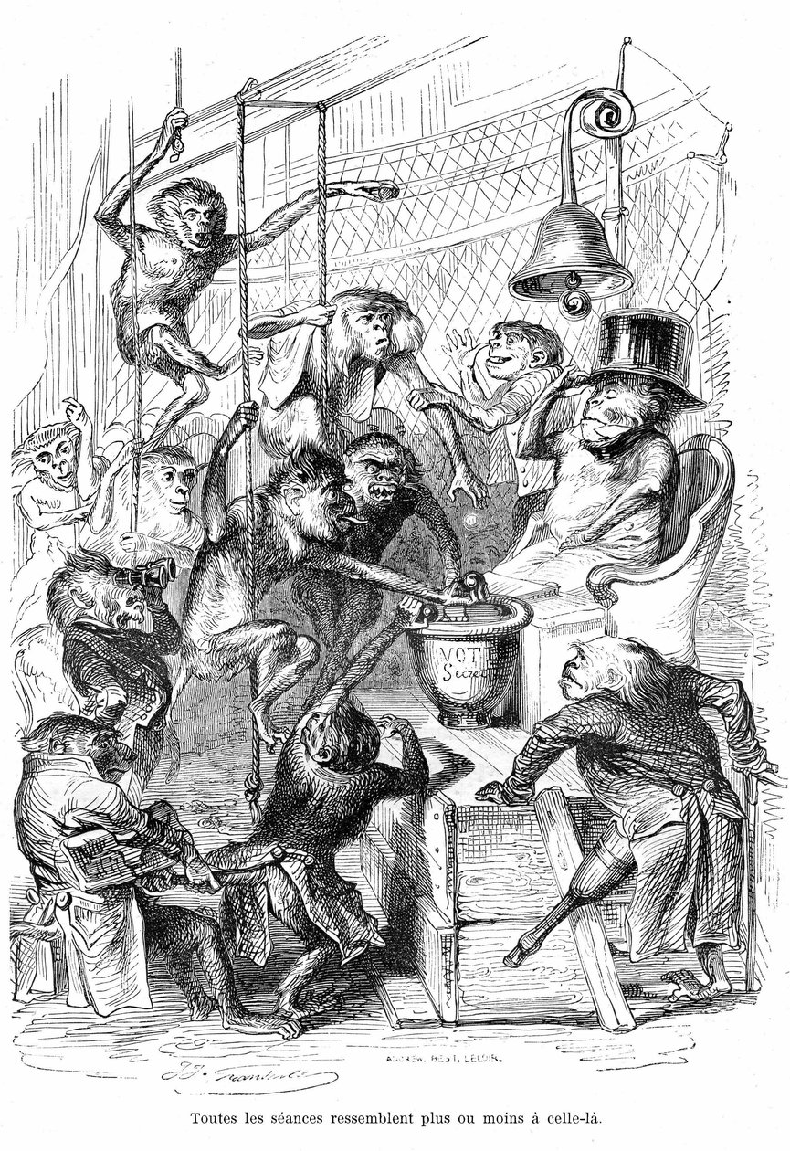  بواسطة غراندفيل (1803-47)