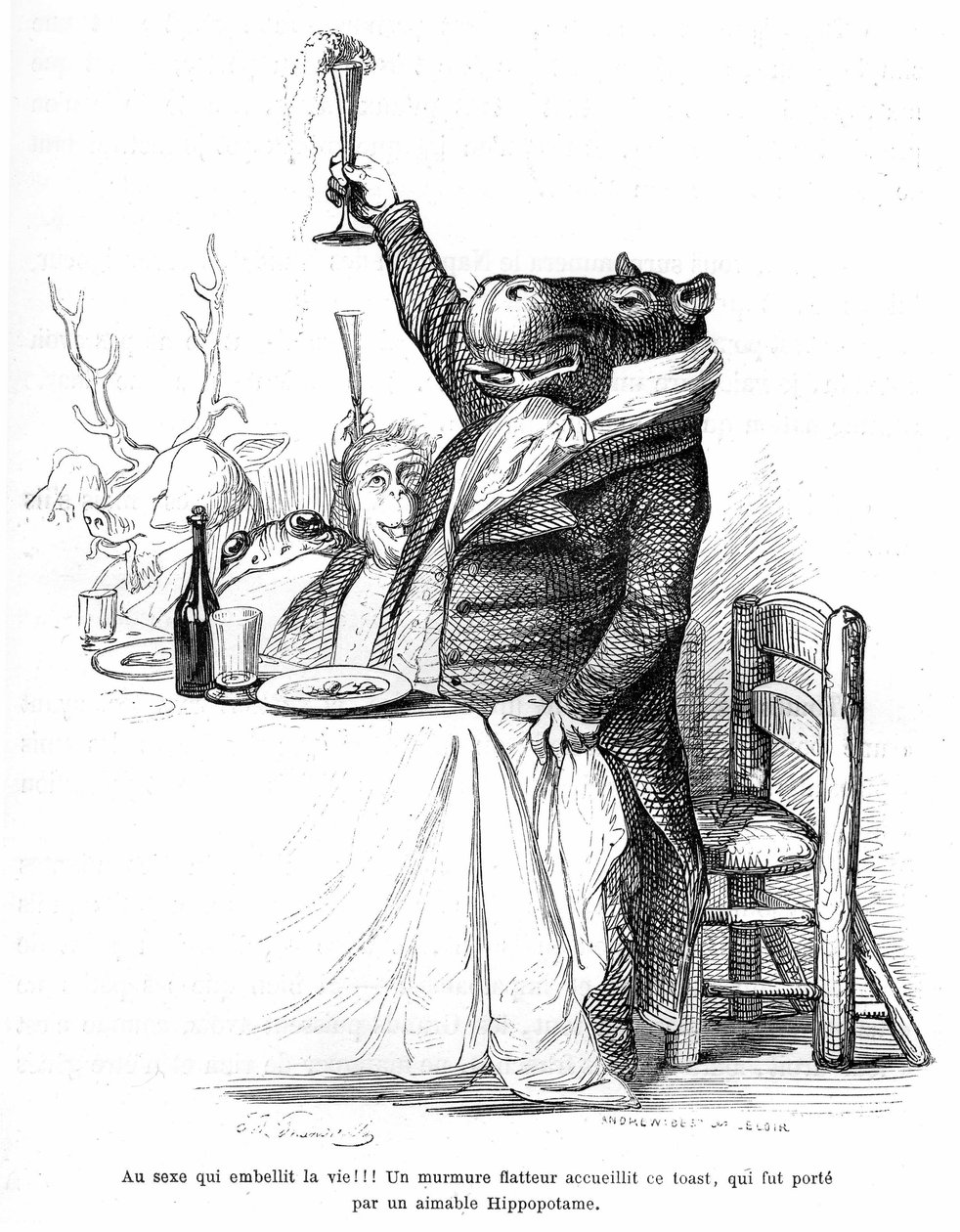  بواسطة غراندفيل (1803-47)