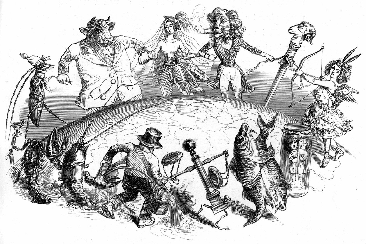 بواسطة غراندفيل (1803-47)