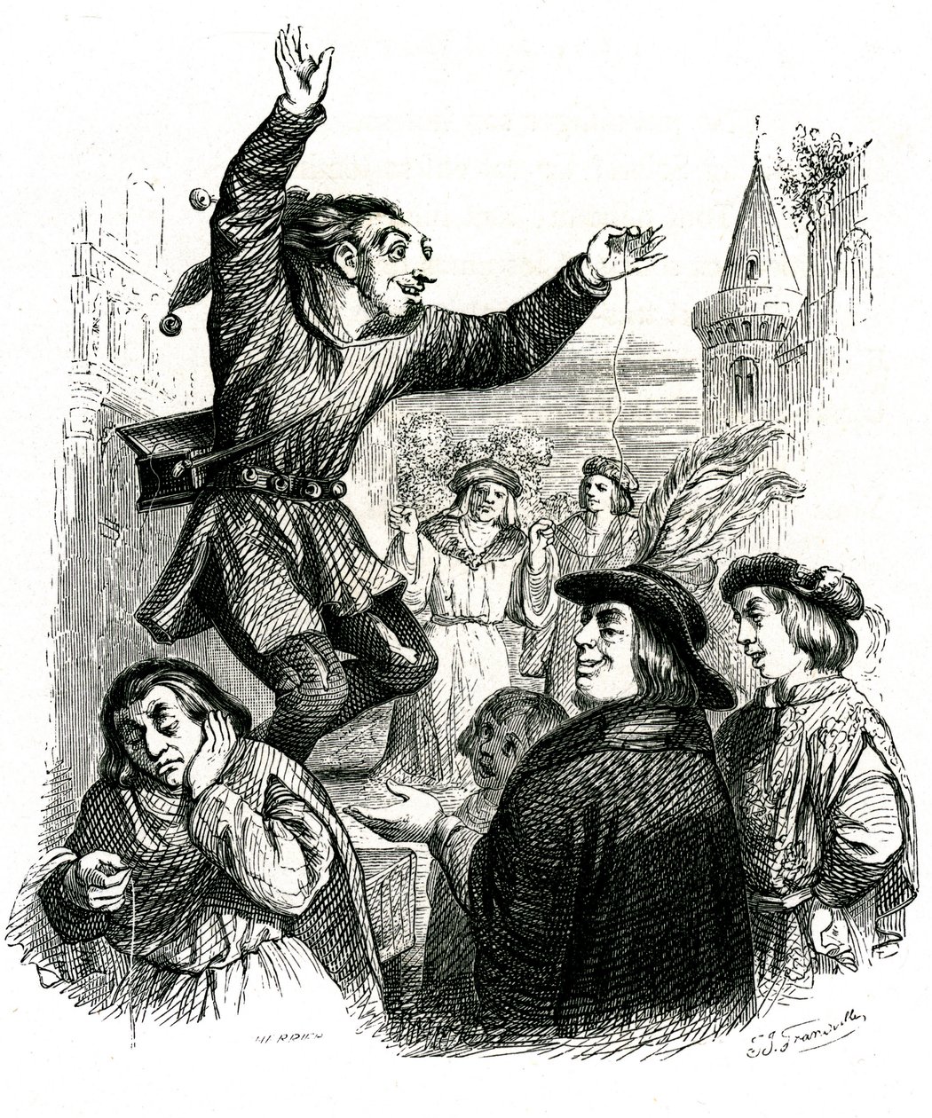 بواسطة غراندفيل (1803-47)