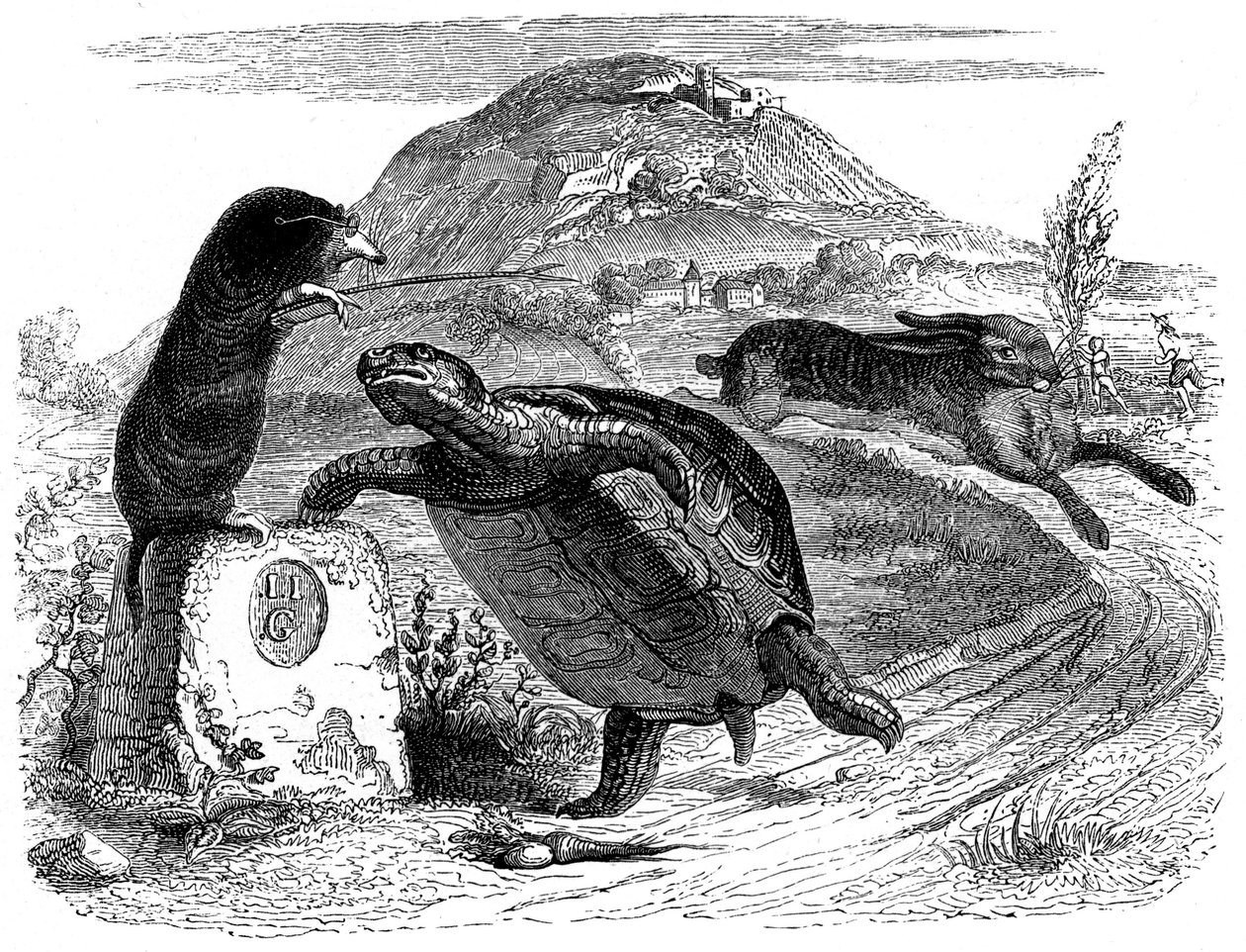  بواسطة غراندفيل (1803-47)