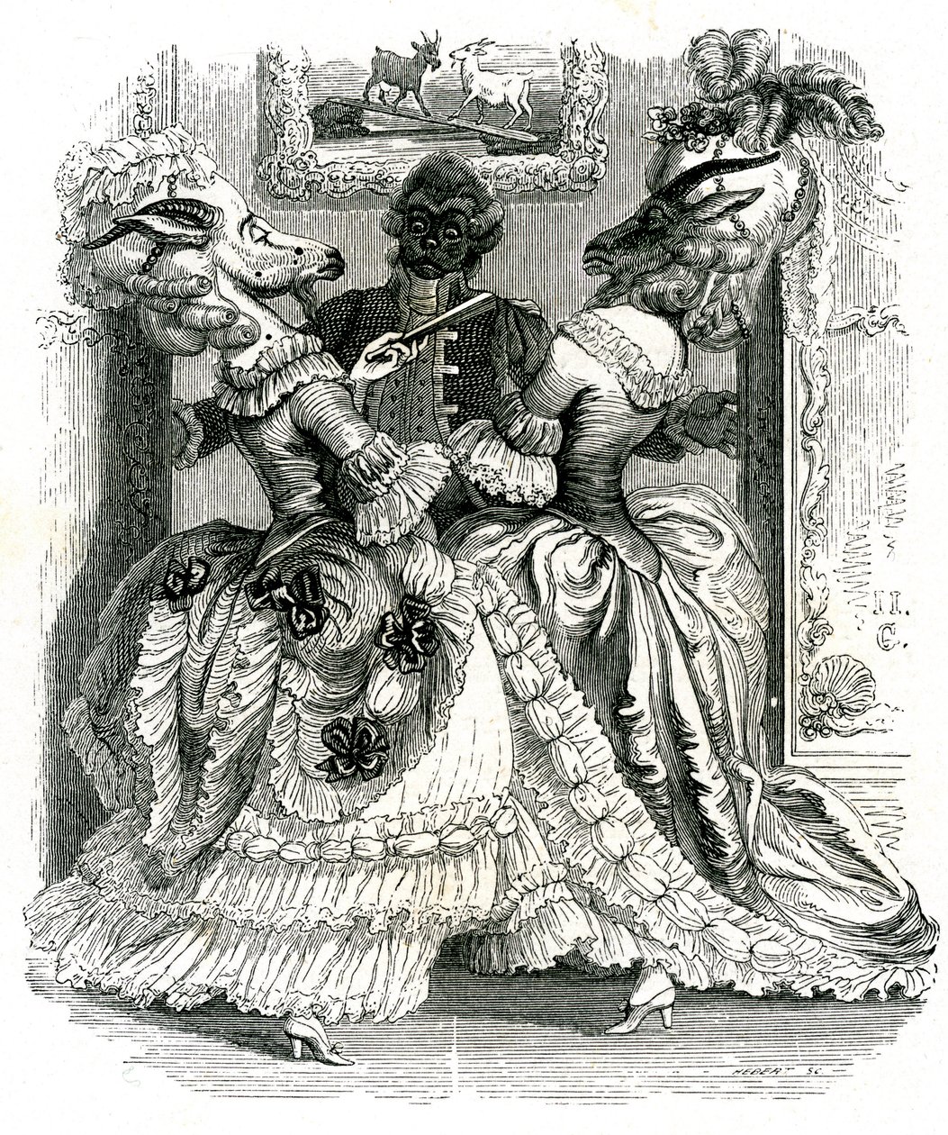  بواسطة غراندفيل (1803-47)