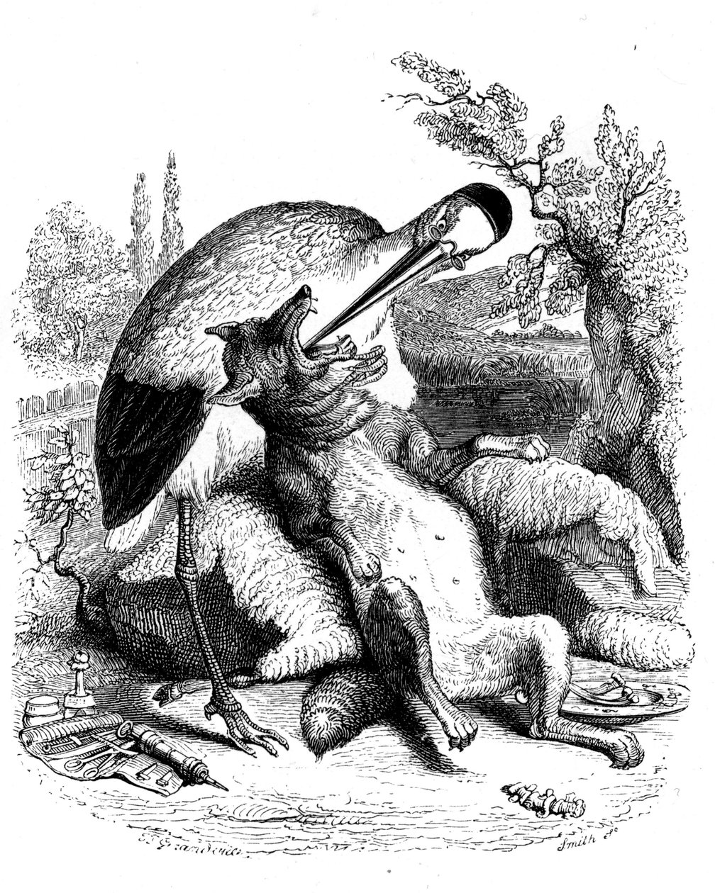  بواسطة غراندفيل (1803-47)
