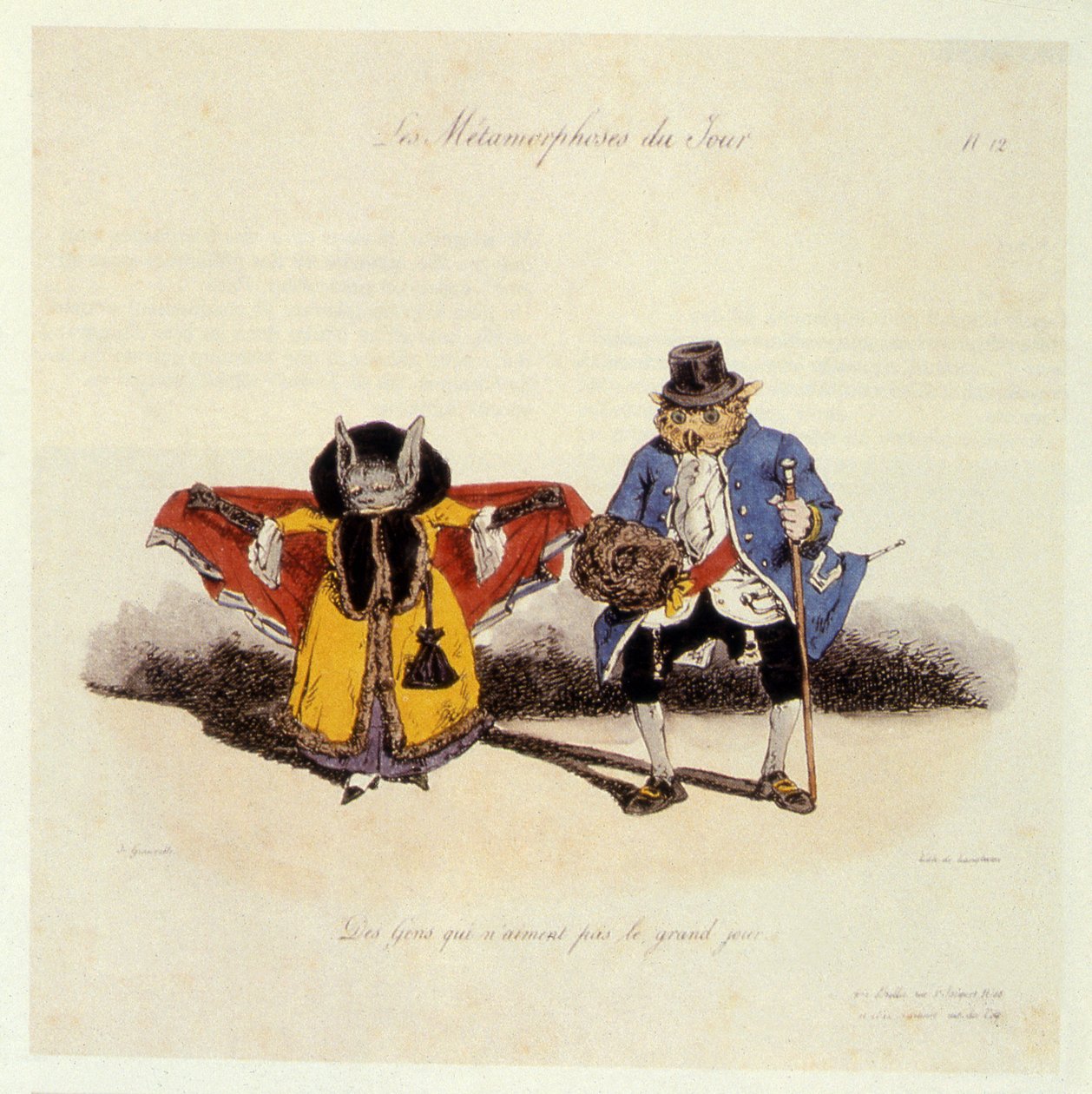 الناس الذين لا يحبون اليوم الكبير ، 1854 بواسطة جراندفيل