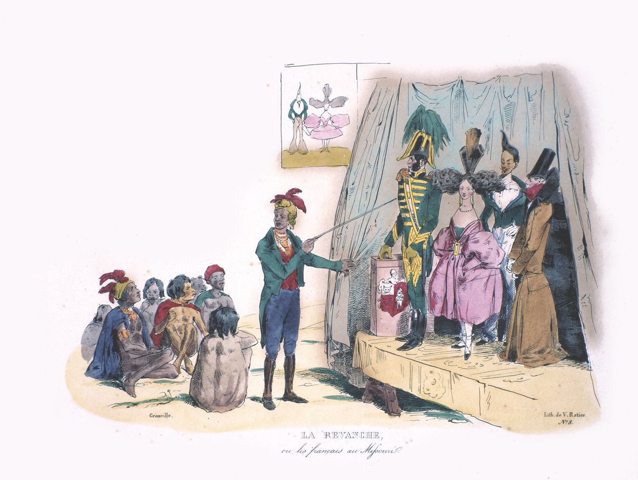 لا ريفانش ، c.1830 (ليثو ملون) بواسطة جرانفيل