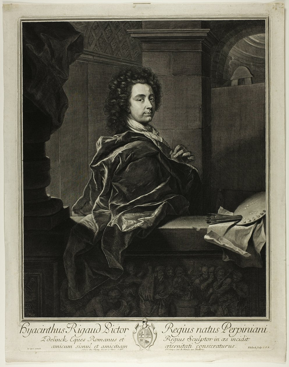 Hyacinthe Rigaud بواسطة جيرارد إديلنك