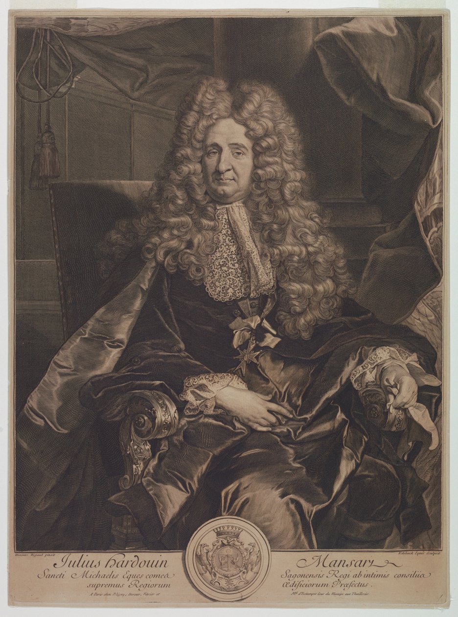 صورة لجول Hardouin مانسارت (1646-1708) بواسطة جيرارد إديلنك