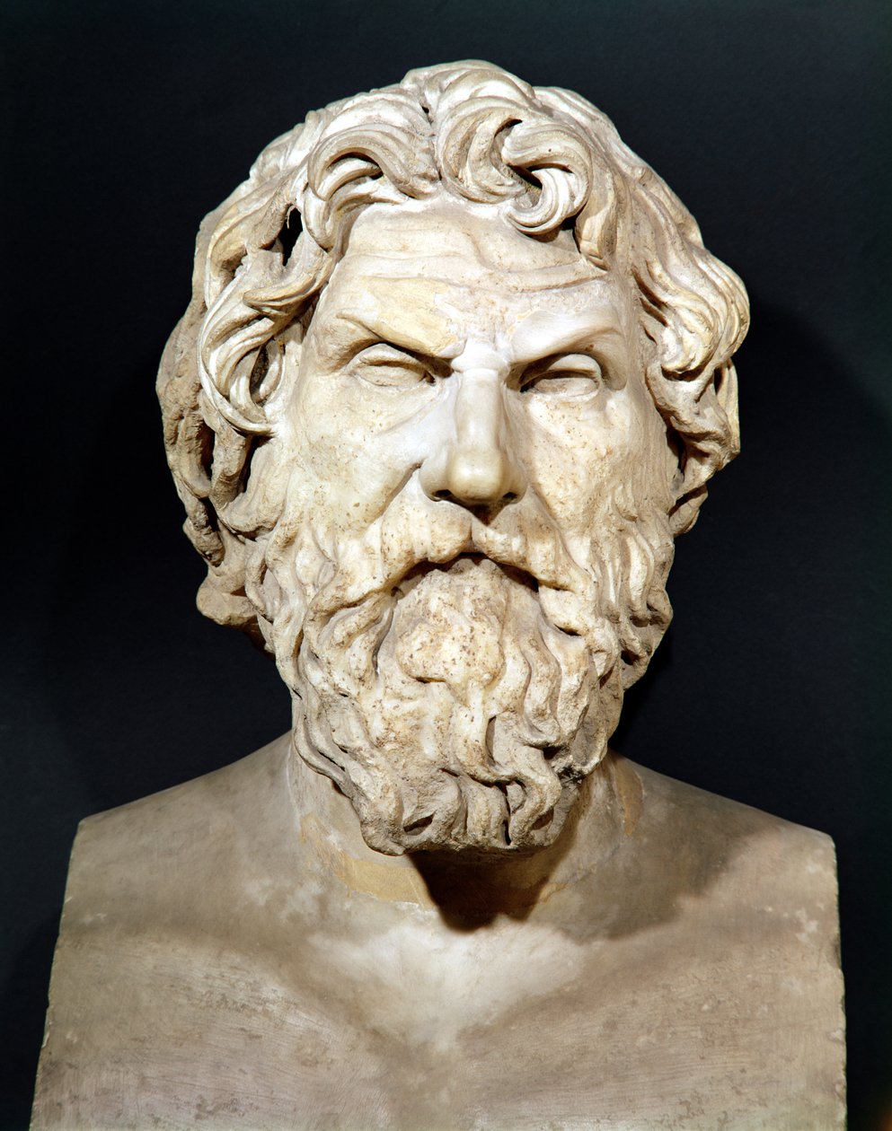 تمثال نصفي Antisthenes (c.440-c.371 قبل الميلاد) بواسطة اليونانية