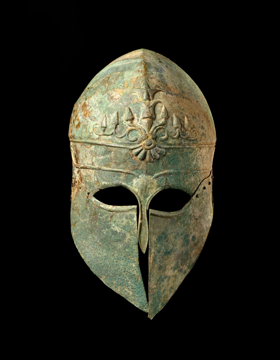 خوذة كورنثية ، c.495 قبل الميلاد بواسطة اليونانية