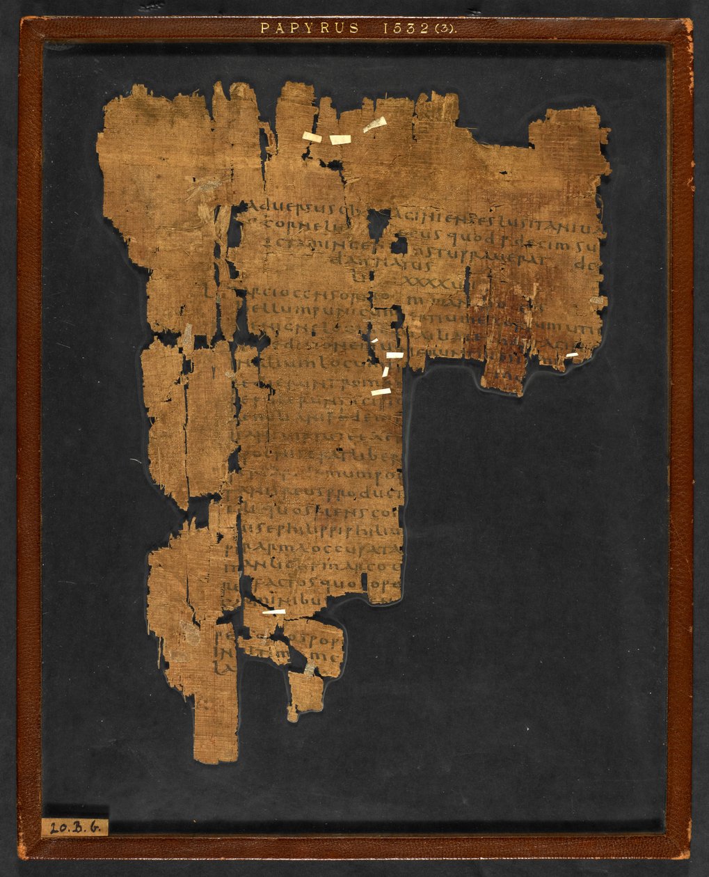 البردي الاستثمار. لا. 1532، quot;الرسالة إلى العبرانيينquot; (بردية) بواسطة المدرسة اليونانية