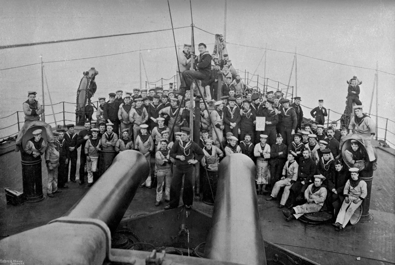 بعض من بارجة الدرجة الأولى HMS Sans Pareil ، 1896 بواسطة غريغوري وشركاه