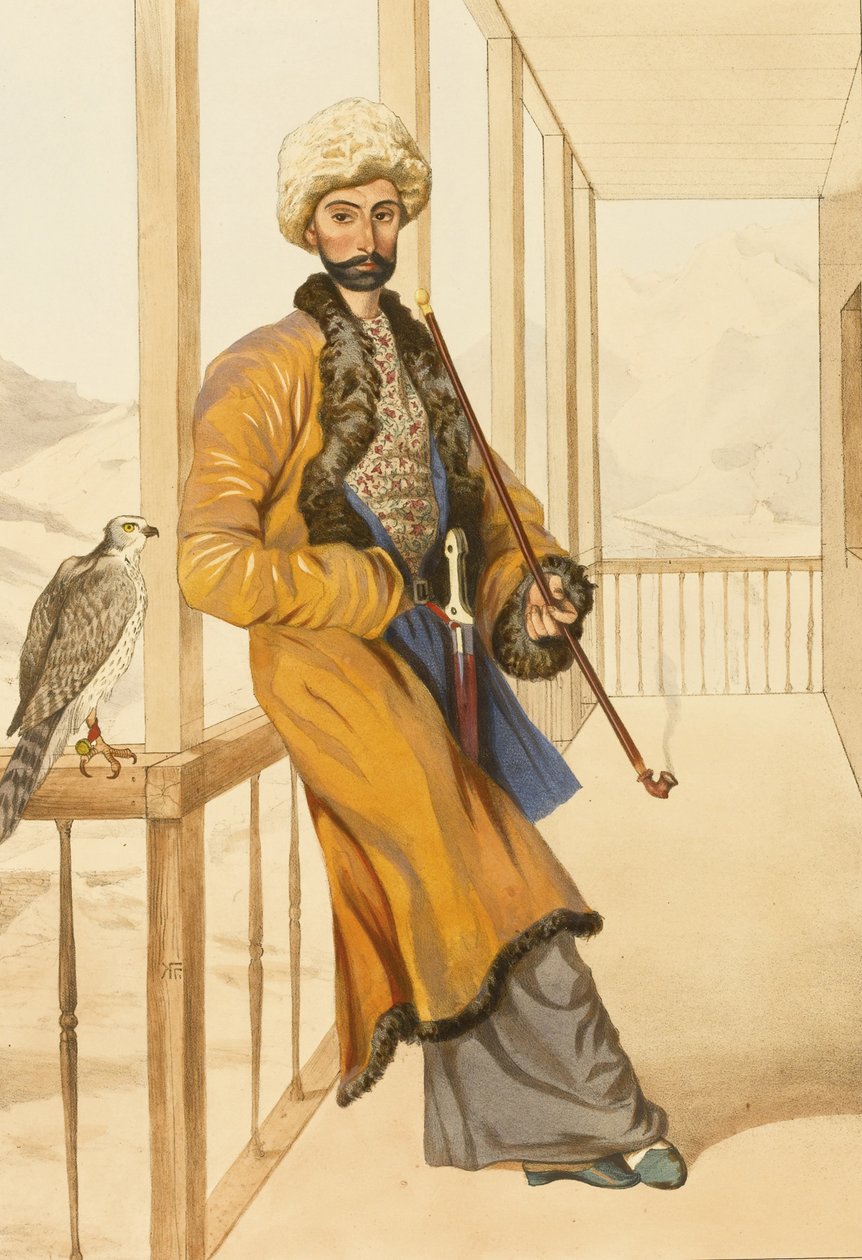 فستان تقليدي قوقازي ، 1840s بواسطة غريغوري جريجوريفيتش جاجارين