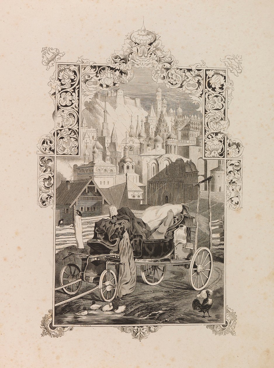 صورة من الرواية إلى الرواية Tarantas The Tarantass بقلم فلاديمير سولوغوب ، 1845. بواسطة غريغوري جريجوريفيتش جاجارين